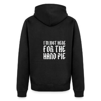 Huzzah Renaissance Festival Ren Faire Knight - Unisex Premium Bio Zip Hoodie - Schwarz - Hinten - Nico (187cm)