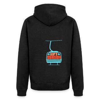 Soulevez-vous même Bro Ski - Veste à capuche bio Premium Unisexe - noir - Dos - Nico (187cm)