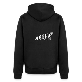 Greek Mythology Gods Ancient Greece - Unisex Premium Organic Zip Hoodie - black - Back - Nico (187cm)