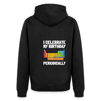 10 ans Science Anniversaire Kid 9 - Veste à capuche bio Premium Unisexe - noir - Dos - Nico (187cm)