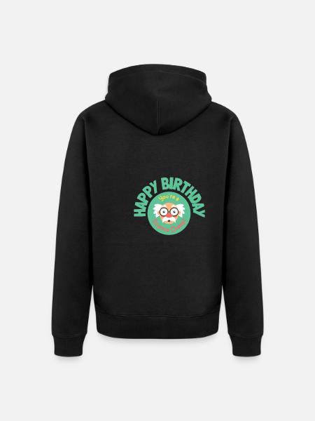 10 år gammel vitenskapsbursdagsbarn 9 - Premium økologisk unisex-hettejakke - svart