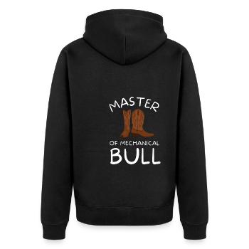 Future Bull Rider Steer Riding - Veste à capuche bio Premium Unisexe - noir - Dos - Nico (187cm)