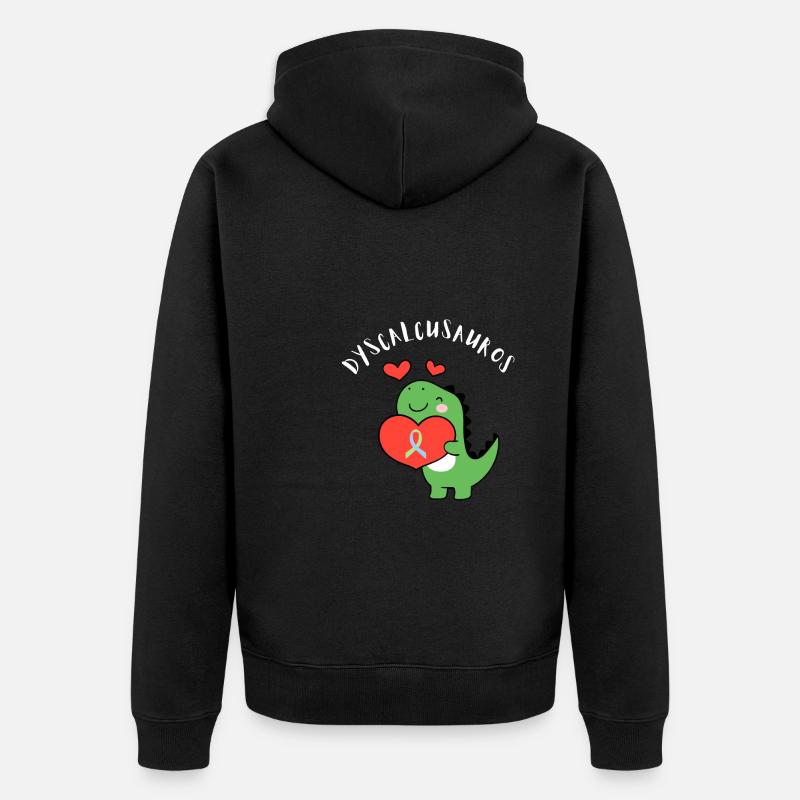 SPED Neurodiversité Dyscalculie - Veste à capuche bio Premium Unisexe - noir