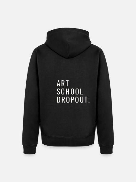 Décrochage scolaire - Veste à capuche bio Premium Unisexe - noir