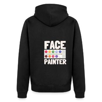 Maquillage et maquillage - Veste à capuche bio Premium Unisexe - noir - Dos - Nico (187cm)