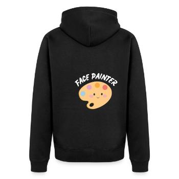 Maquillage et maquillage - Veste à capuche bio Premium Unisexe - noir - Dos - Nico (187cm)