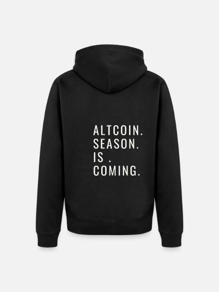 Altcoin Traders - Unisex Premium Organic Zip Hoodie - black