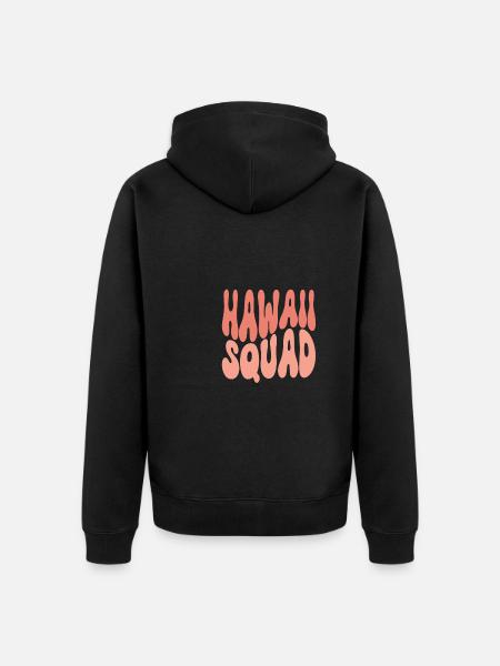 Waikiki Honolulu Island - Unisex Premium Organic Zip Hoodie - black