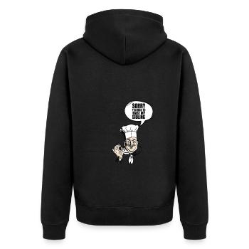 Chère maman, je suis désolé que tu aies dû élever mes frères et sœurs - Veste à capuche bio Premium Unisexe - noir - Dos - Nico (187cm)