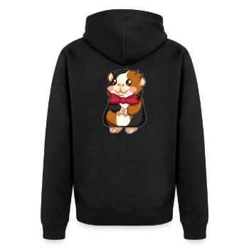 Cobaye - Veste à capuche bio Premium Unisexe - noir - Dos - Nico (187cm)