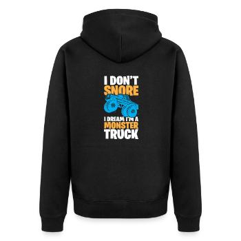 Monster Truck - Veste à capuche bio Premium Unisexe - noir - Dos - Nico (187cm)