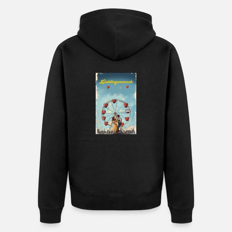 Personne préférée 2.0 - Veste à capuche bio Premium Unisexe - noir