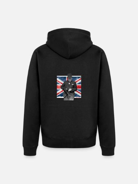 Perfect Winston - Veste à capuche bio Premium Unisexe - noir