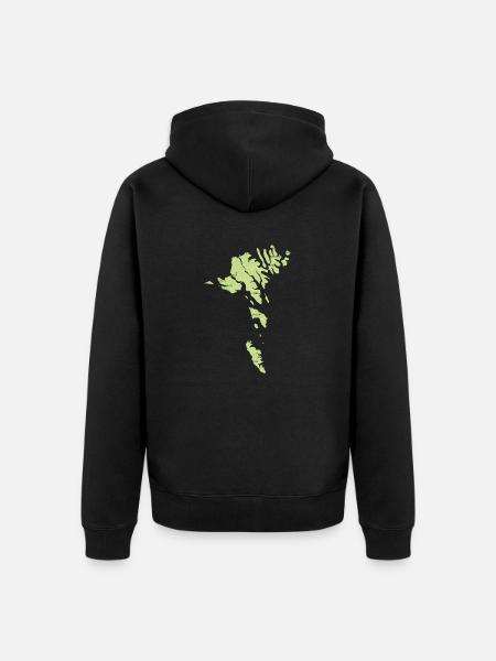 Faroe Islands - Unisex Premium Organic Zip Hoodie - black