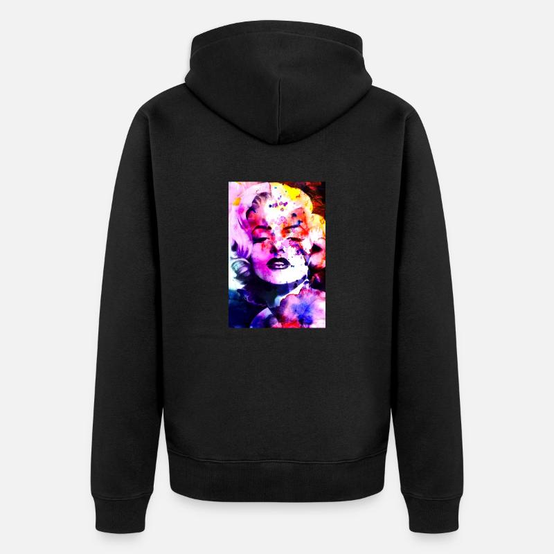 Marylin - Veste à capuche bio Premium Unisexe - noir