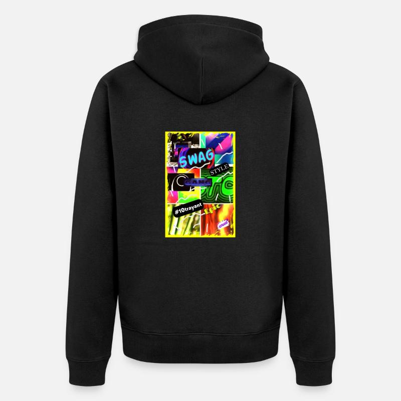 SWAG 4000 - Veste à capuche bio Premium Unisexe - noir