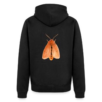 Tigre rubis - Veste à capuche bio Premium Unisexe - noir - Dos - Nico (187cm)