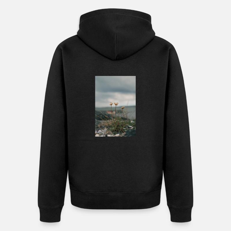 océan - Veste à capuche bio Premium Unisexe - noir