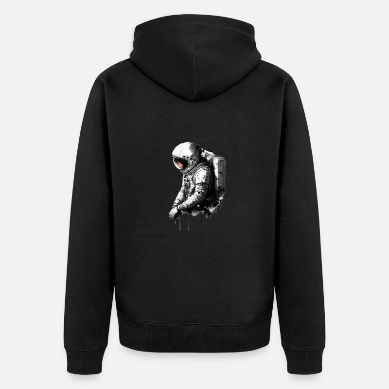 Astronaute - Veste à capuche bio Premium Unisexe - noir