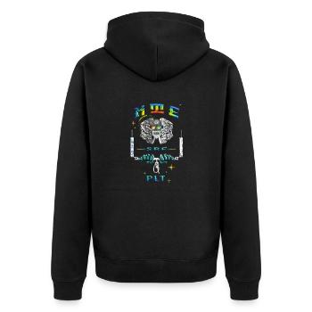 Pilote de kitesurf - Veste à capuche bio Premium Unisexe - noir - Dos - Nico (187cm)