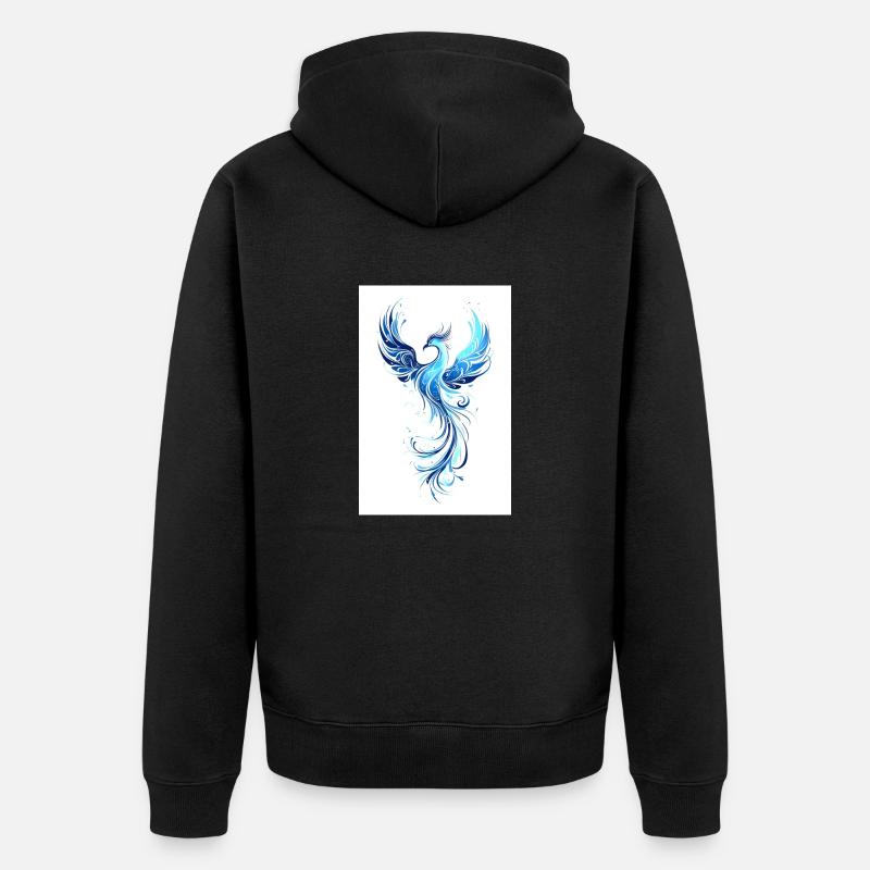 Phénix du renouveau - Veste à capuche bio Premium Unisexe - noir
