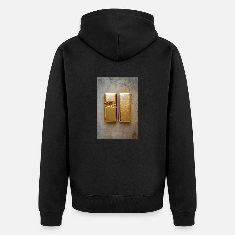 Transformation de l’or - Veste à capuche bio Premium Unisexe - noir