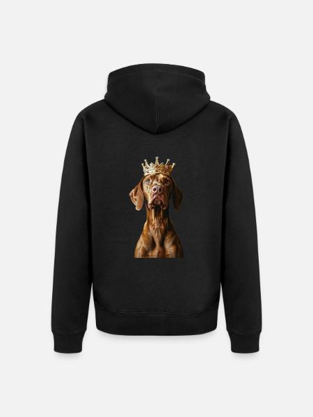 Vizsla - Veste à capuche bio Premium Unisexe - noir