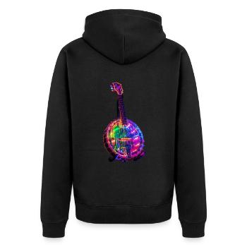 Banjo - Veste à capuche bio Premium Unisexe - noir - Dos - Nico (187cm)