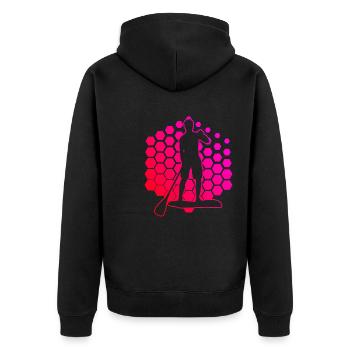 Standup Paddle Femme Standup Paddle Sup - Veste à capuche bio Premium Unisexe - noir - Dos - Nico (187cm)