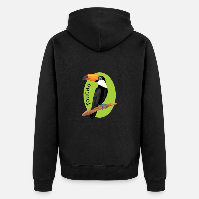 Toucan - Veste à capuche bio Premium Unisexe - noir