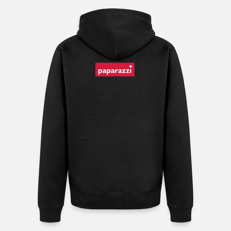011 paparazzi - Veste à capuche bio Premium Unisexe - noir