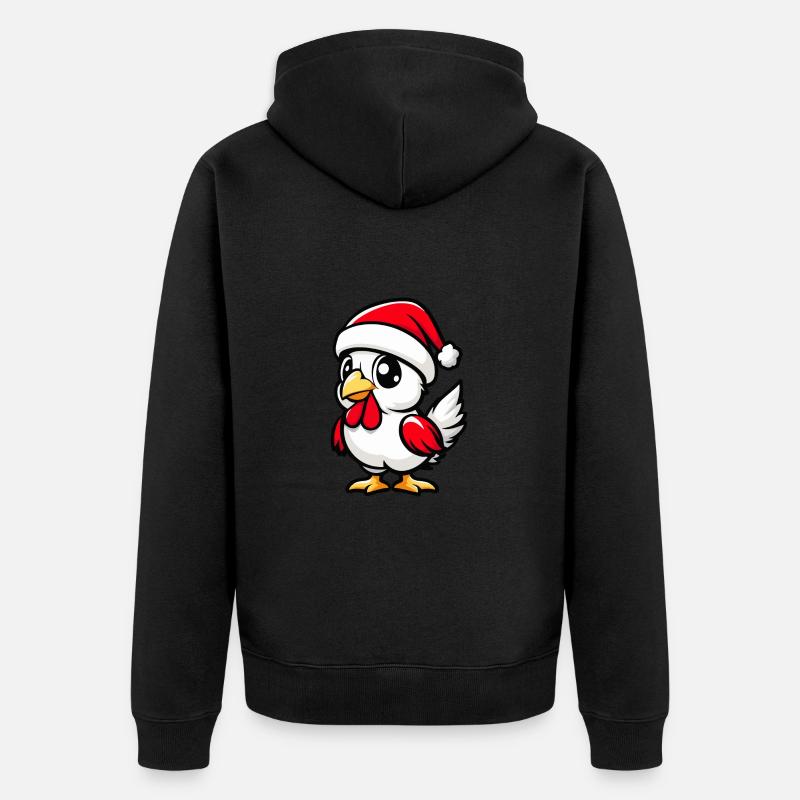 Noël mignon - Veste à capuche bio Premium Unisexe - noir