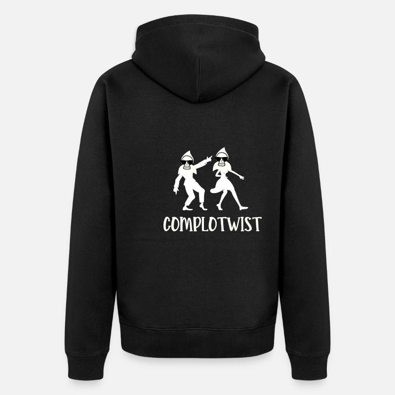 complotwist - Veste à capuche bio Premium Unisexe - noir