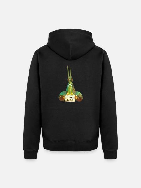 Trophée pour le perdant ! - Veste à capuche bio Premium Unisexe - noir