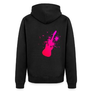 Guitariste Guitariste Homme Guitariste Guitare - Veste à capuche bio Premium Unisexe - noir - Dos - Nico (187cm)