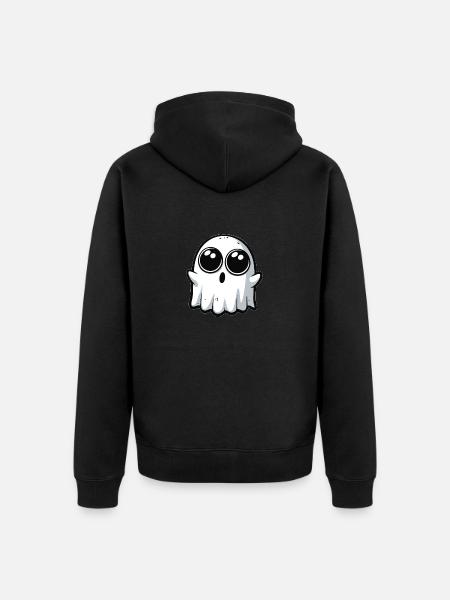 Bébé fantôme - Veste à capuche bio Premium Unisexe - noir