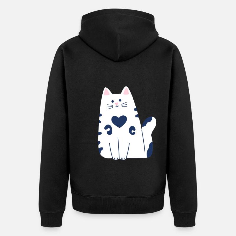 Ocelot - Veste à capuche bio Premium Unisexe - noir