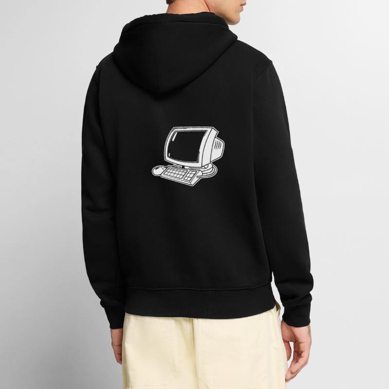 Web Entwickler Webdeveloper Computer Unisex Premium Bio Zip Hoodie