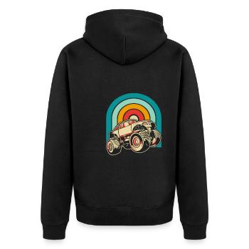 Monster Truck - Veste à capuche bio Premium Unisexe - noir - Dos - Nico (187cm)