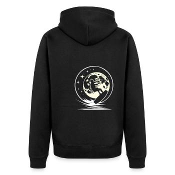 Kitesurfer Kitesurfen Kiten Kitesurf - Veste à capuche bio Premium Unisexe - noir - Dos - Nico (187cm)