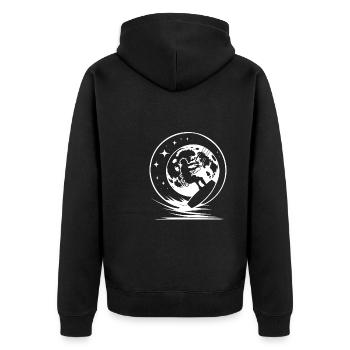 Kitesurfer Kitesurfen Kiten Kitesurf - Veste à capuche bio Premium Unisexe - noir - Dos - Nico (187cm)