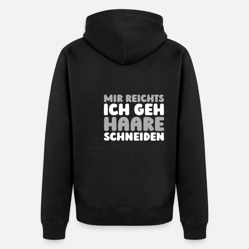 Serveuse Serveuse - Veste à capuche bio Premium Unisexe - noir