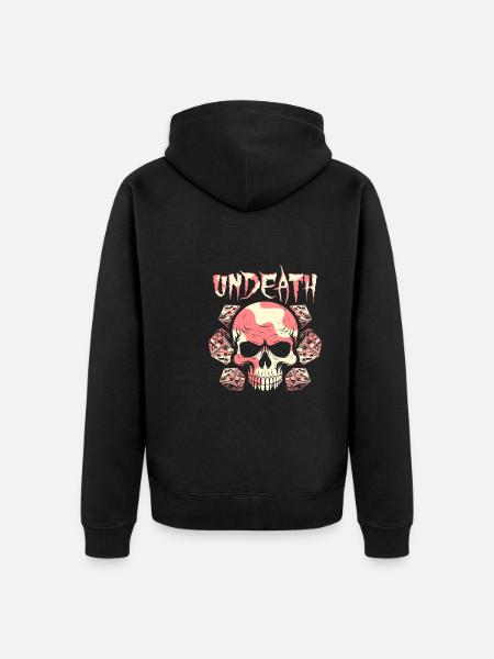 Board Game Board Game Undeath - Unisex Premium Organic Zip Hoodie - black