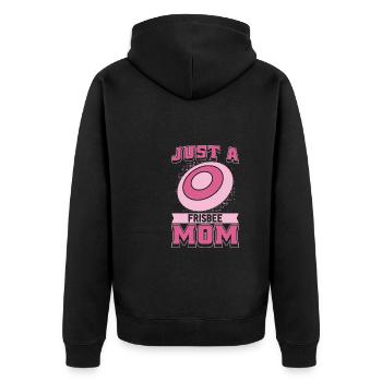 Frisbee Mutter Juste une maman de frisbee - Veste à capuche bio Premium Unisexe - noir - Dos - Nico (187cm)
