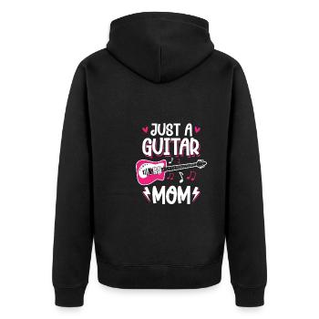 Guitare électrique Sillet de guitare électrique - Veste à capuche bio Premium Unisexe - noir - Dos - Nico (187cm)