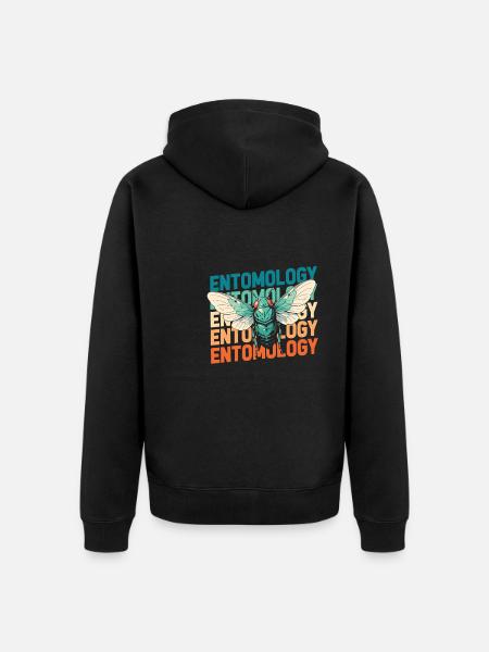 Entomology Entomologist Insect - Unisex Premium Organic Zip Hoodie - black