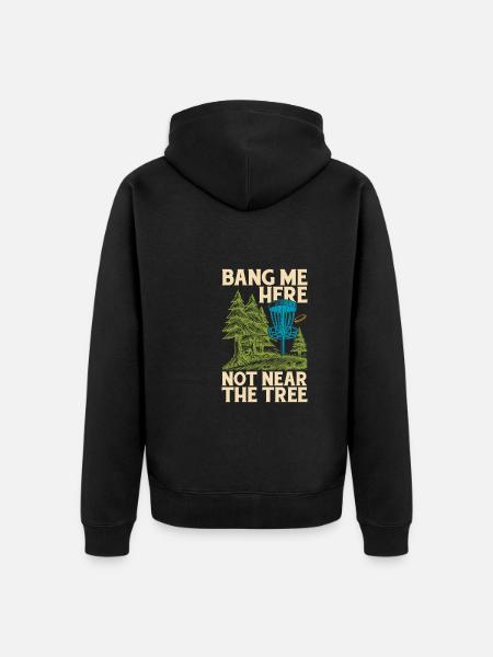 Frisbee Golf Disc Golf - Unisex Premium Organic Zip Hoodie - black