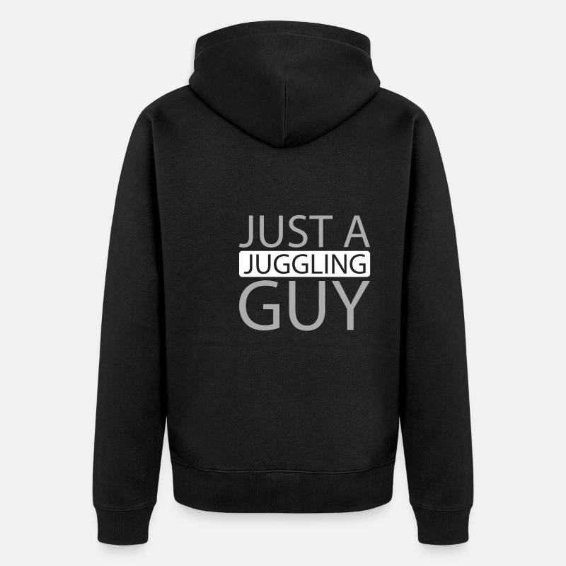 Jongleur Jongleur Juste Un Jongleur - Veste à capuche bio Premium Unisexe - noir