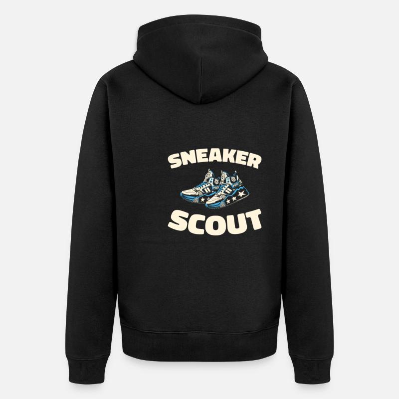 Baskets - Veste à capuche bio Premium Unisexe - noir