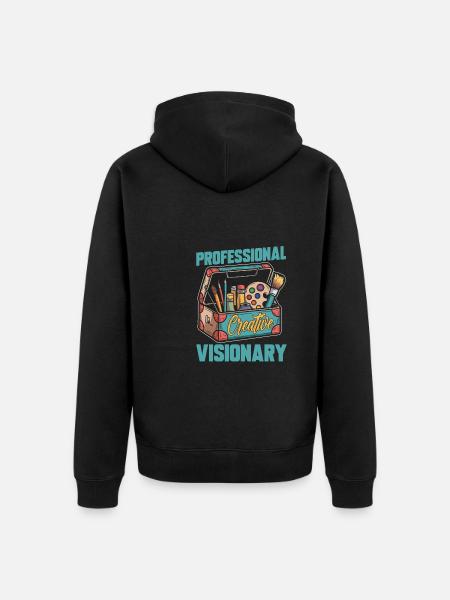 Creative Director - Unisex Premium Organic Zip Hoodie - black